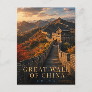 Great Wall of China REALMS Postcard
