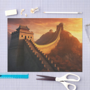 Great Wall of China Sunset – Majestic Tissue Paper