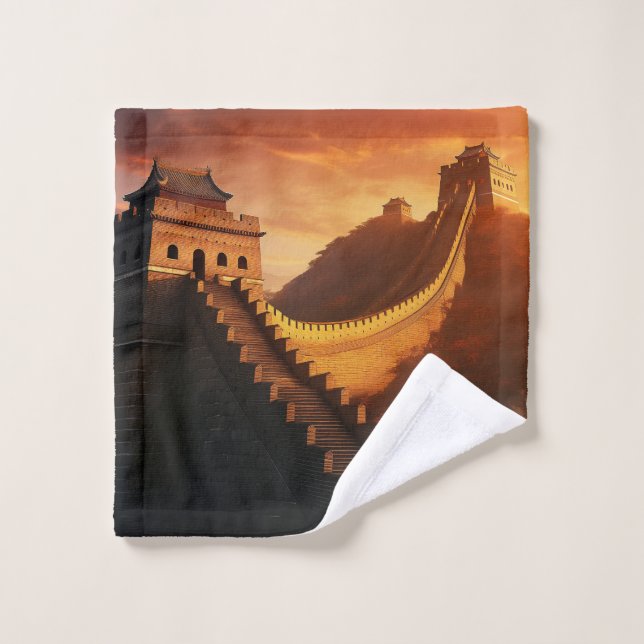 Great Wall of China Sunset – Majestic Wash Cloth (Wash Cloth)