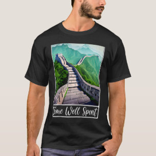 Great Wall of China Time Well Spent Raglan T-Shirt