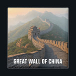 Great Wall of China Travel Magnet<br><div class="desc">The Great Wall of China is one of the most famous and awe-inspiring landmarks in the world, stretching over 13, 000 miles (21, 196 km) across northern China. Originally built to protect Chinese kingdoms from invasions, its construction began as early as the 7th century BC, with the most well-preserved sections...</div>