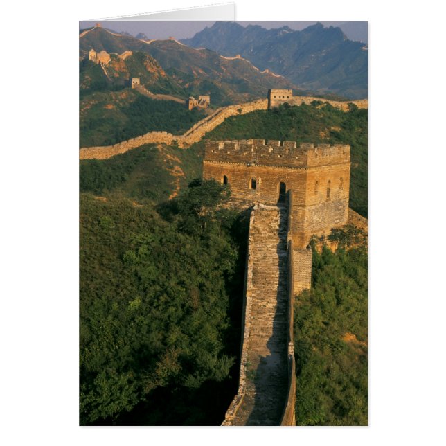 Great Wall winding through the mountain, China (Front)