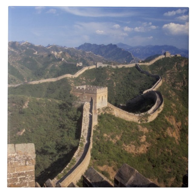 Great Wall winding through the mountain, Tile (Front)