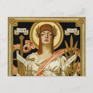 Great War Victory Illustration, 1918 by Leyendeck Postcard