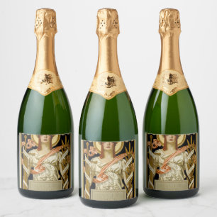 Great War Victory Illustration, 1918 by Leyendeck Sparkling Wine Label