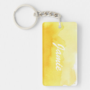 great watercolor background - watercolor paints 2 key ring