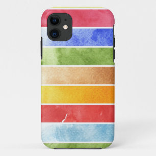 great watercolor background - watercolor paints 5 iPhone 11 case