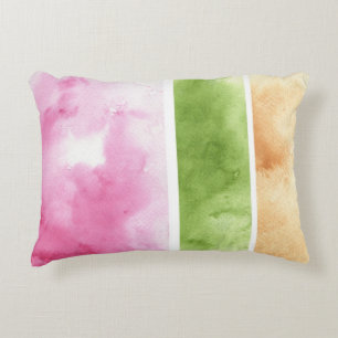 great watercolor background - watercolor paints 6 decorative cushion