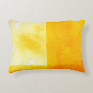 Great watercolor background - watercolor paints on decorative cushion