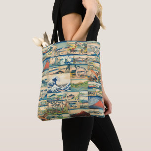 Great Wave Hokusai Mount Fuji Japanese Prints Tote Bag