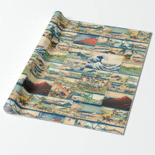 Great Wave Hokusai Mount Fuji Japanese Prints Wrapping Paper