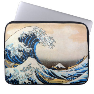 Great Wave, Hokusai, Ukiyo-e Laptop Sleeve