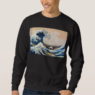 Great Wave, Hokusai, Ukiyo-e Sweatshirt