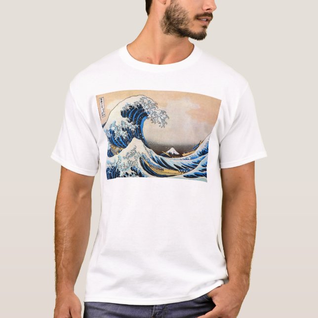 Great Wave, Hokusai, Ukiyo-e T-Shirt (Front)