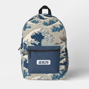 Great Wave Japanese Art Backpack