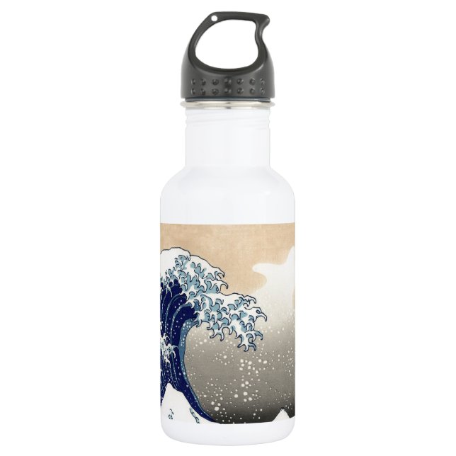 Great Wave Kanagawa Japanese Painting 532 Ml Water Bottle (Front)