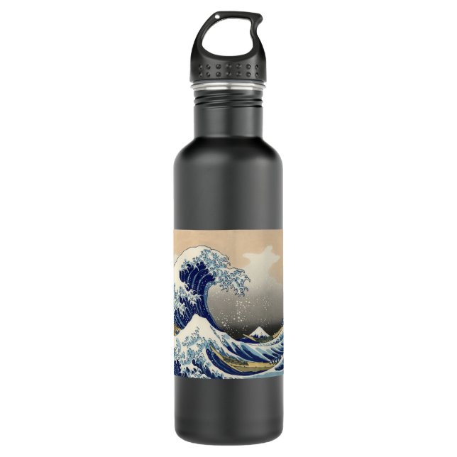 Great Wave Kanagawa Japanese Painting 710 Ml Water Bottle (Front)