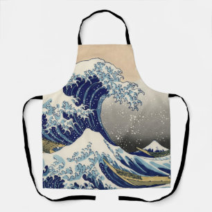 Great Wave Kanagawa Japanese Painting Apron