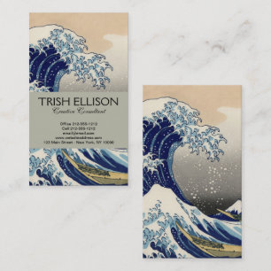 Great Wave Kanagawa Japanese Painting Business Card