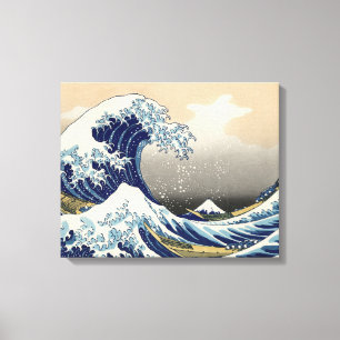 Great Wave Kanagawa Japanese Painting Canvas Print