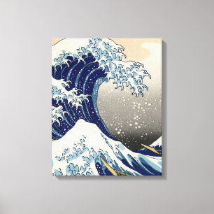 Great Wave Kanagawa Japanese Painting Canvas Print