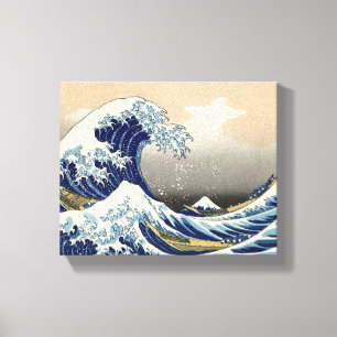 Great Wave Kanagawa Japanese Painting Canvas Print