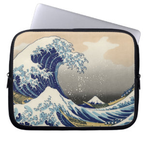 Great Wave Kanagawa Japanese Painting Laptop Sleeve