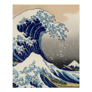 Great Wave Kanagawa Japanese Painting Poster