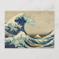Great Wave Kanagawa Vintage Illustration Japanese