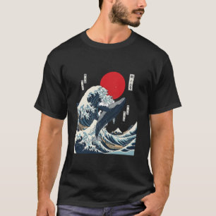 Great Wave Kanagawa Whale Watching Japanese Art Lo T-Shirt