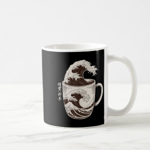 Great Wave Of Coffee Splash Japanese Art Mug Caffe