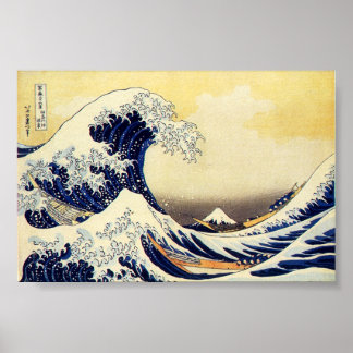 Great Wave of Hokusawa Poster
