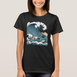 Great Wave Of Kanagawa Japanese Ukiyo e Men Women T-Shirt