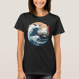 Great Wave Off Kanagawa Cookiegawa Japanese Aesthe T-Shirt