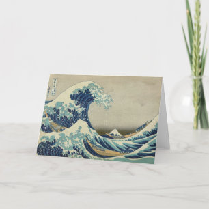 Great Wave off Kanagawa - Hokusai Card