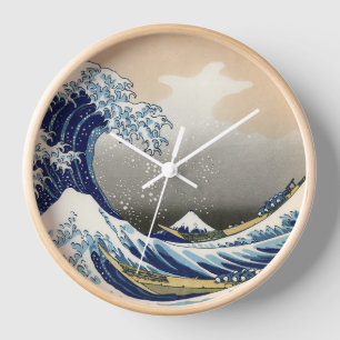 Great Wave off Kanagawa   Hokusai   Clock
