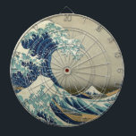 Great Wave off Kanagawa - Hokusai Dartboard<br><div class="desc">Great Wave off Kanagawa - Hokusai Print of Japanese colour woodblock design.</div>