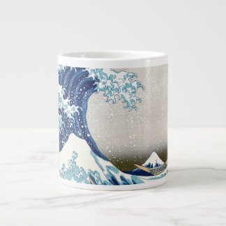 Great Wave Off Kanagawa Hokusai Fine Art Large Coffee Mug