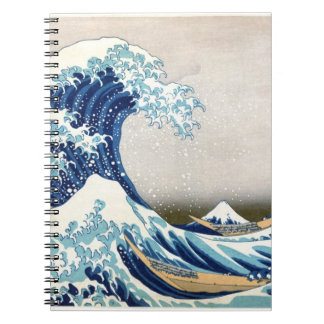 Great Wave Off Kanagawa Hokusai Fine Art Notebook