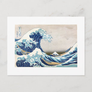 Great Wave Off Kanagawa Hokusai Fine Art Postcard