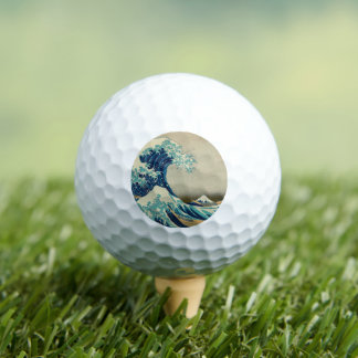 Great Wave off Kanagawa, Hokusai, Japanese Art Golf Balls