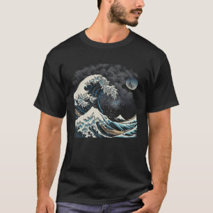 Great Wave off Kanagawa Hokusai Japanese Graphic T-Shirt