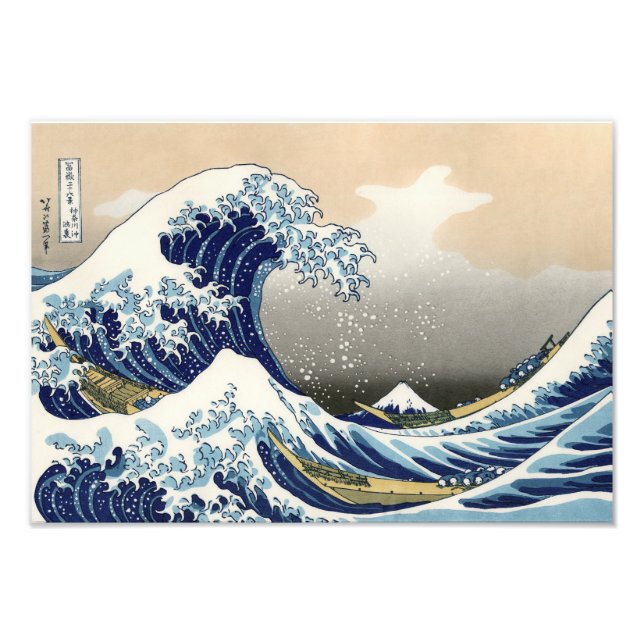 Great Wave off Kanagawa | Hokusai | Photo Print (Front)