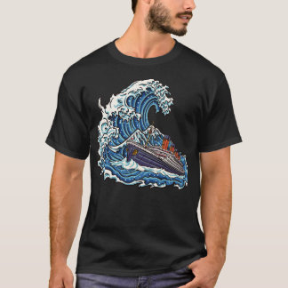 Great Wave Off Kanagawa Inspired Men Women Kids Ti T-Shirt
