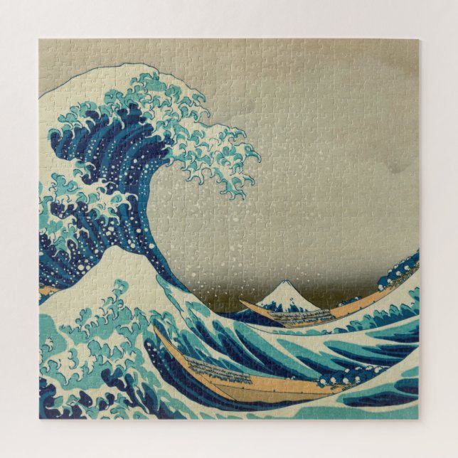 Great Wave off Kanagawa & Japanese Art /Japan Jigsaw Puzzle (Vertical)