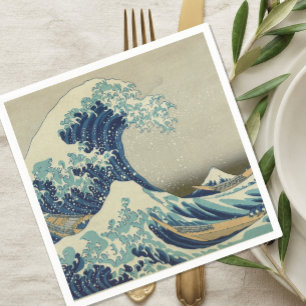 Great Wave off Kanagawa & Japanese Art /Japan Napkin