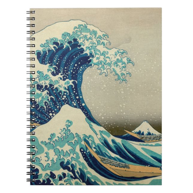 Great Wave off Kanagawa & Japanese Art /Japan Notebook (Front)