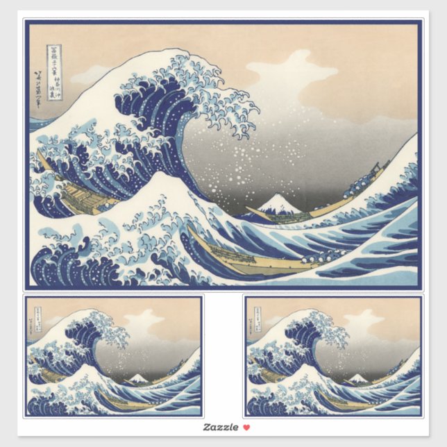 Great Wave off Kanagawa & Mount Fuji Japan Sea (Sheet)