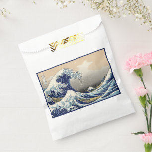 Great Wave off Kanagawa & Mount Fuji Japan Sea Favour Bags