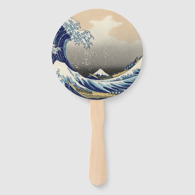 Great Wave off Kanagawa & Mount Fuji Japan Sea Hand Fan (Front)